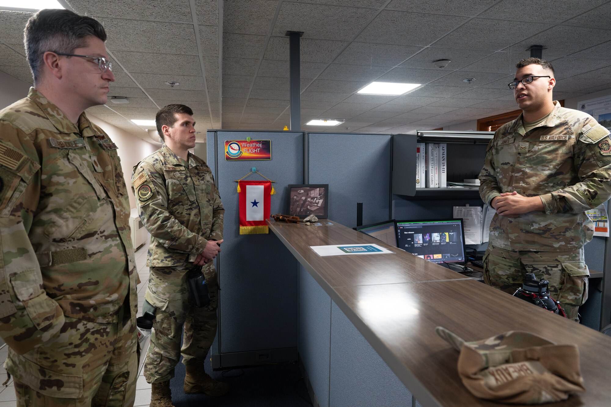 375th Operations Support Group tour of the 375th Operations Group