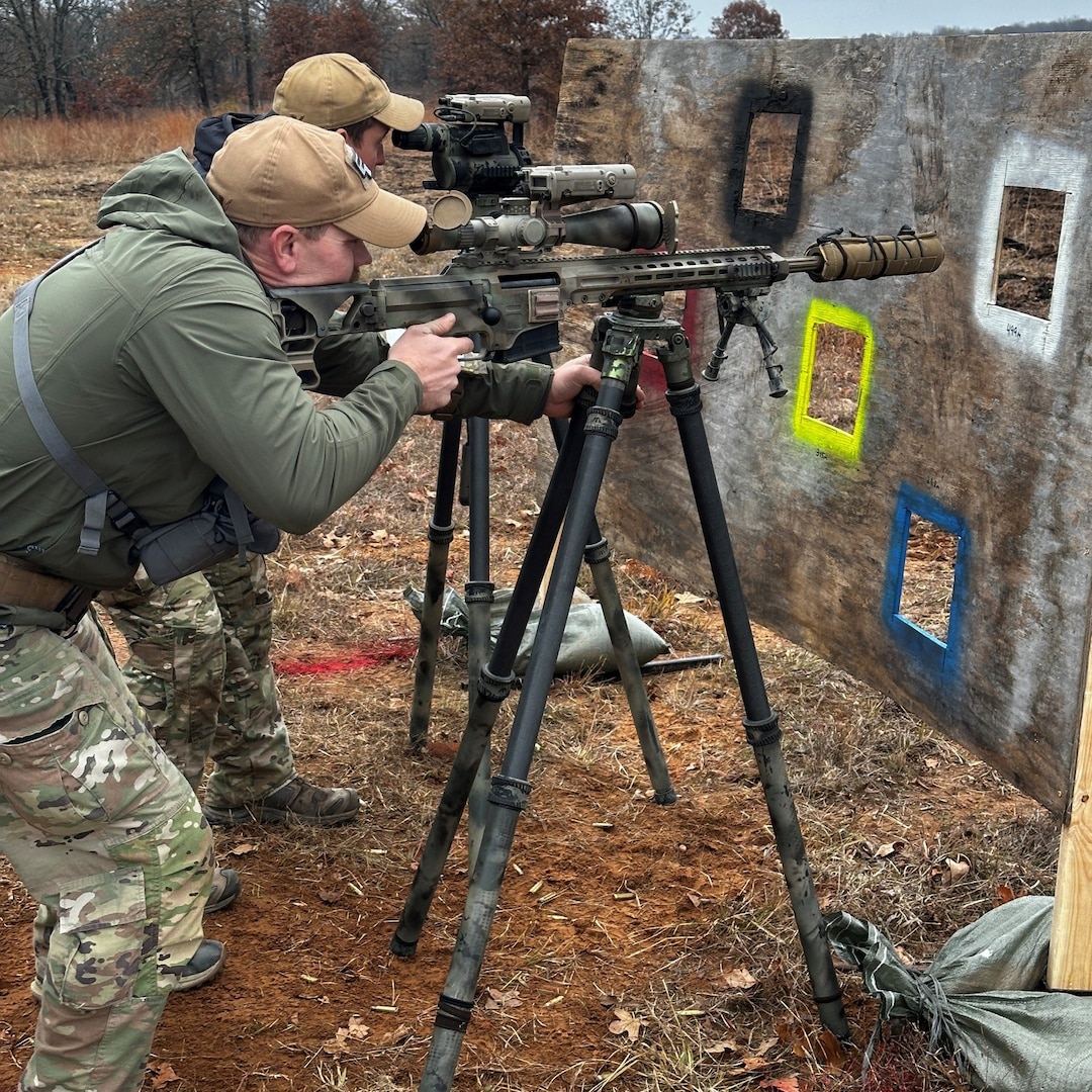 A two-person Nebraska Army National Guard sniper team shot their way to a national title, Dec. 13, when they placed first at the 54th Winston P. Wilson Sniper Championship, held Dec. 6-13 at the Fort Chaffee Joint Maneuver Training Center in Barling Arkansas.

In winning the title, Nebraska’s Staff Sgt. Marc Cruz and Sgt. Chance Baumann – infantrymen who serve in the sniper section of the Lincoln-based Headquarters and Headquarters Company, 2-134th Infantry (Airborne) – outshot similar teams from the Michigan and Iowa National Guard enroute to the championship.