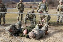 U.S. Army National Guard Soldiers with the 166th Regiment - Regional Training Institute completed a Combat Lifesaver course at Fort Indiantown Gap, Pa. Dec. 16-20, 2024. (U.S. Army National Guard photo by Sgt. 1st Class Shane Smith)