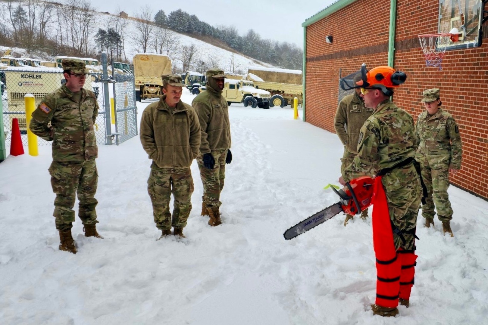 VNG staged, ready for possible winter weather response operations