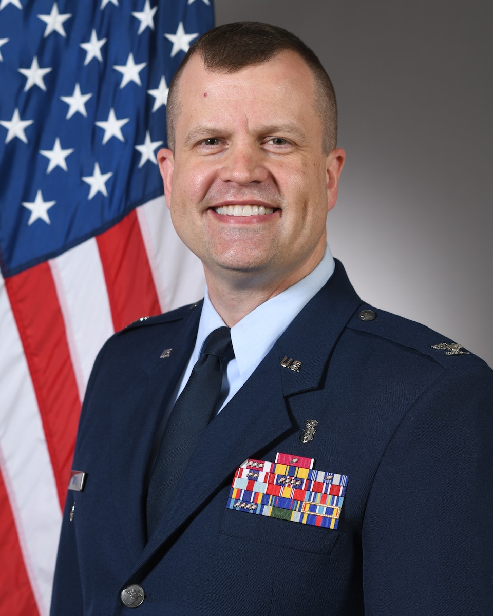 This is the official portrait of Col. John C. Davis.