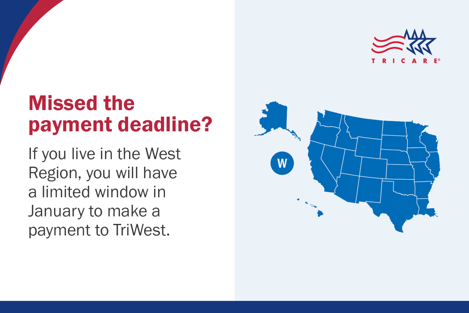 Map of the TRICARE West Region