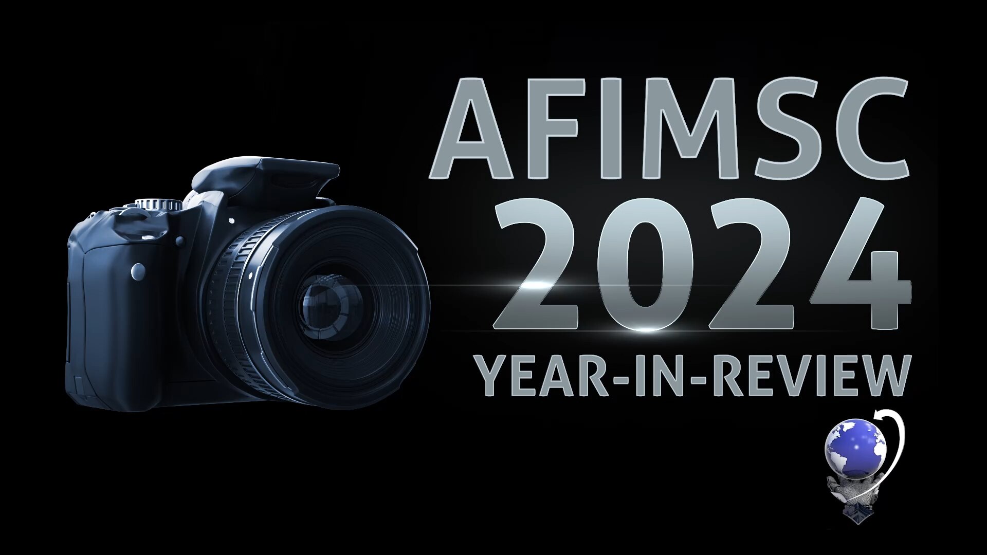 AFIMSC Year-in-Review introduction graphic from the video release
