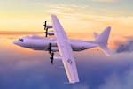 Rendering of the U.S. Navy's future E-130J aircraft.