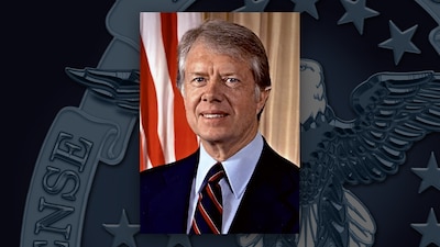 Jimmy Carter poses after being elected the 39th president of the United States.