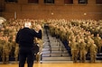 Chief J. Thomas Manger, Chief of the United States Capitol Police deputized approximately 500 soldiers from the Maryland National Guard, Pennsylvania National Guard, and District of Columbia National Guard at the D.C. Armory, Washington D.C, January 6, 2025. The service members were supporting civil authorities and the Counting and Certification of Electoral Votes, which has been designated as a National Special Security Event. (U.S. Army National Guard Photo by Sgt. 1st Class Brandon Ames)