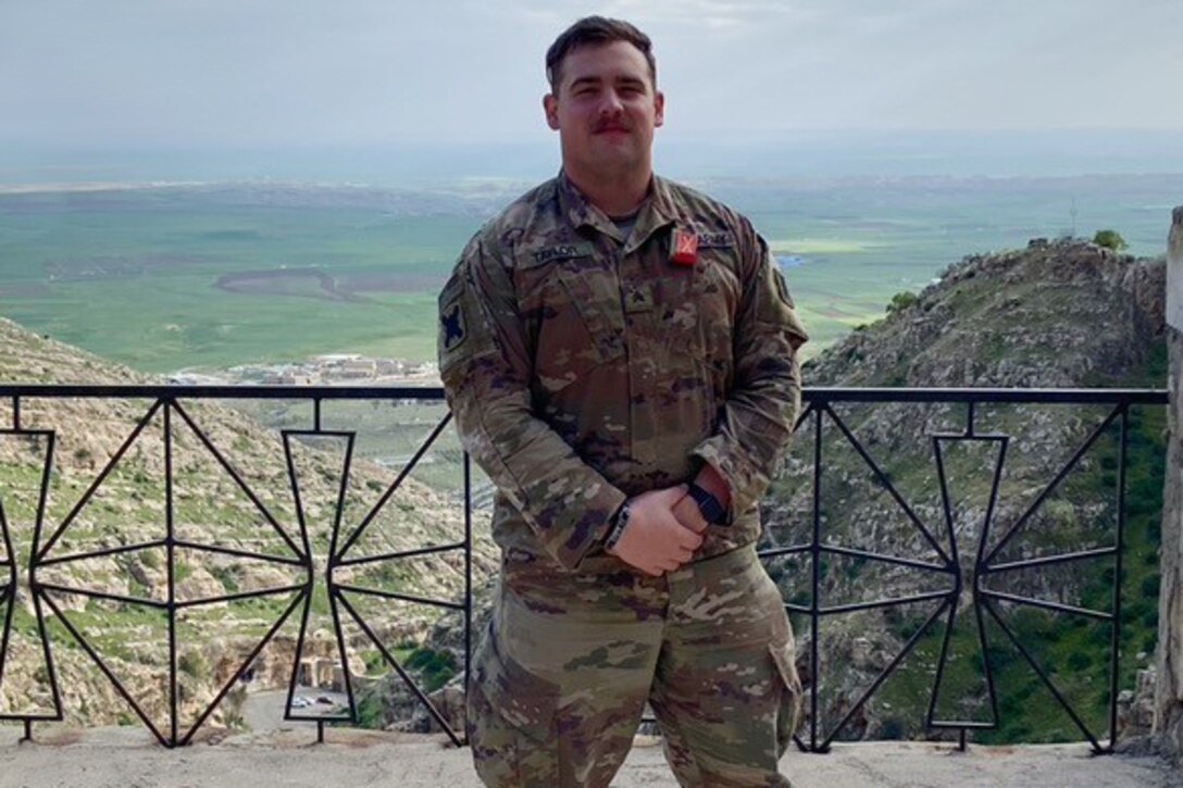 SSG Houston Taylor on deployment in Iraq.