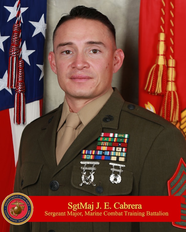SgtMaj Jose E. Cabrera (Bio/Photo)