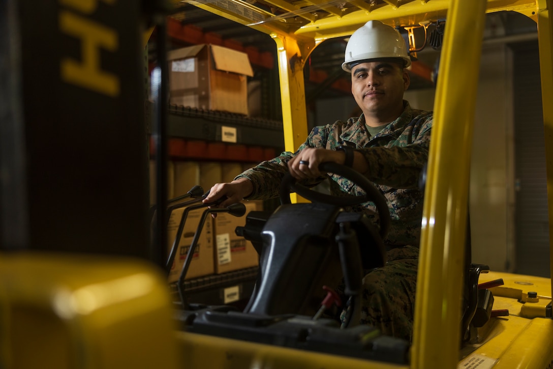 U.S. Marine Corps Lance Cpl. Leonardo Valadezayala, an inventory management specialist with 2nd Combat Readiness Regiment, 2nd Marine Logistics Group, and a native of Escondido, California, poses for a portrait on Camp Lejeune, North Carolina, Dec. 23, 2024. Valadezayala was selected as Warrior of the Week for creating a safer and more efficient work environment. According to his leaders, he executes his duties in a manner that is equivalent to a Marine of senior grade by working diligently to complete all tasks, including gear accountability and disposal. Additionally, Valadezayala recently earned Marine of the Quarter for his continuous ability to set a new bar for his peers to emulate. When asked how he felt being the Warrior of the Week, Valadezayala replied, “I feel so proud of myself because I'm not only representing my family and where I am coming from, I am representing my Marine Corps family.” Each week, 2nd MLG recognizes one outstanding Marine or Sailor that goes above and beyond in their duties and embodies the qualities of an outstanding service member. (U.S. Marine Corps photo by Sgt. Mary Torres)