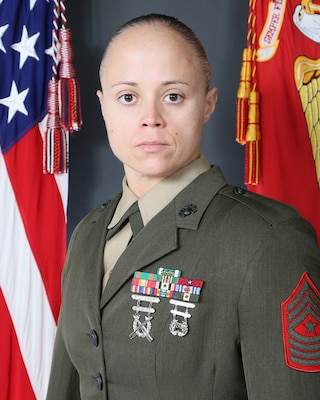 Portrait of Sergeant Major Nadia M. Sensing 