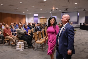 Special Agent Lynn Stedge retired following nearly four-decades of military service, most as part of the Air Force Office of Special Investigations.