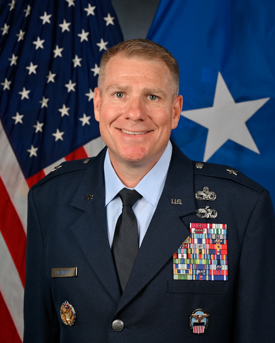 Official portrait of Brig. Gen. Chad R. Ellsworth