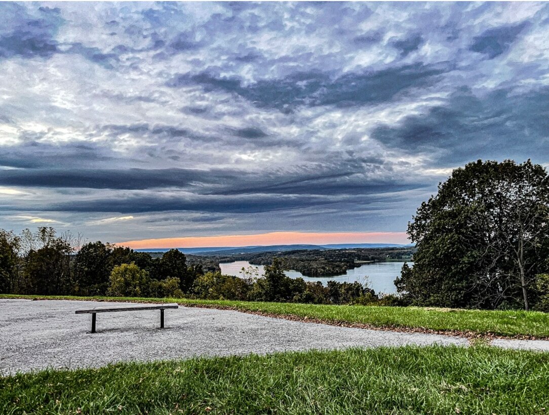 The State Hill Boat Launch Overlook at Blue Marsh Lake is a popular spot for visitors to take the vast views of the Tulpehocken Creek valley views. On clear days, visitors can see the ridges of the Appalachian Mountains as they traverse the region.

2024 Northern Area Photo Contest, Spring Category. Credit: Lauren Stauffer