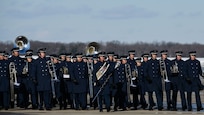 USAF Band members march at POTUS Jimmy Carter's State Funeral.