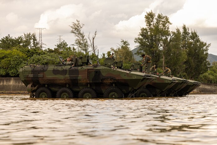 This was the first open-water amphibious movement for ACVs deployed to III Marine Expeditionary Force, accomplishing a new milestone for amphibious operations with the vehicle platform in the Indo-Pacific.  Amphibious operations, including the use of ship-to-shore connectors, is a foundational aspect of Marine Corps operations and is critical to remaining the Nation’s premier expeditionary force in readiness. The Marines shown are with 4th Marine Regiment, 3d Marine Division. (U.S. Marine Corps photo by Lance Cpl. Kendrick Jackson)