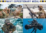 Secretary of the Navy Carlos Del Toro awarded U.S. 5th Fleet with the Navy Expeditionary Medal.