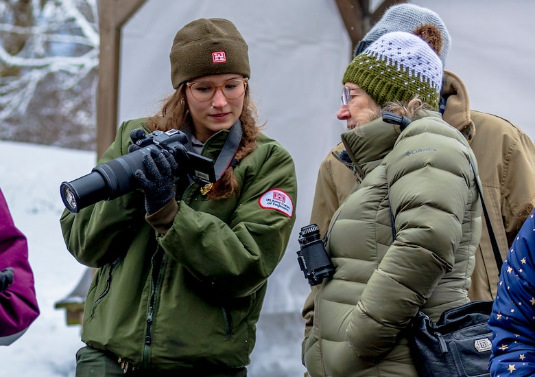The Shenango River Lake hosted its fifth annual Eagle Fest at the lake in partnership with other natural conservation agencies, including Shenango River Watchers, the Pennsylvania Game Commission, and other volunteer groups.