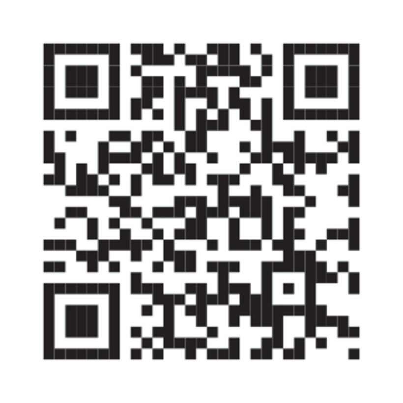 The QR code to an introduction and overview of the Albuquerque District's various missions and history in Dine Bizaad (Navajo).
