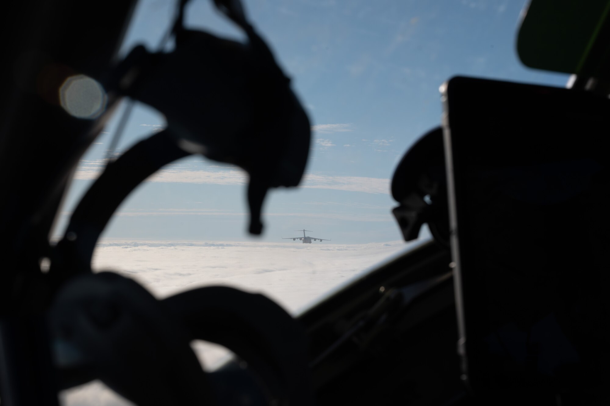 The 62d Airlift Wing executes a nine-ship C-17 Globemaster III formation from Joint Base Lewis-McChord, Wash., Jan. 8, 2025. The exercise demonstrated the wing's rapid global mobility capabilities, including precise airdrop operations and synchronized departures, highlighting the readiness and skill of aircrew and maintainers in supporting U.S. and allied missions worldwide.