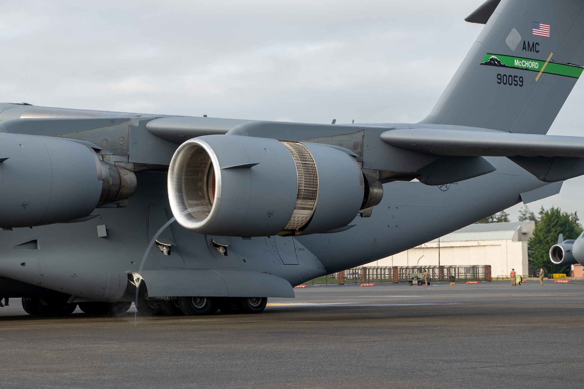 The 62d Airlift Wing executes a nine-ship C-17 Globemaster III formation from Joint Base Lewis-McChord, Wash., Jan. 8, 2025. The exercise demonstrated the wing's rapid global mobility capabilities, including precise airdrop operations and synchronized departures, highlighting the readiness and skill of aircrew and maintainers in supporting U.S. and allied missions worldwide.