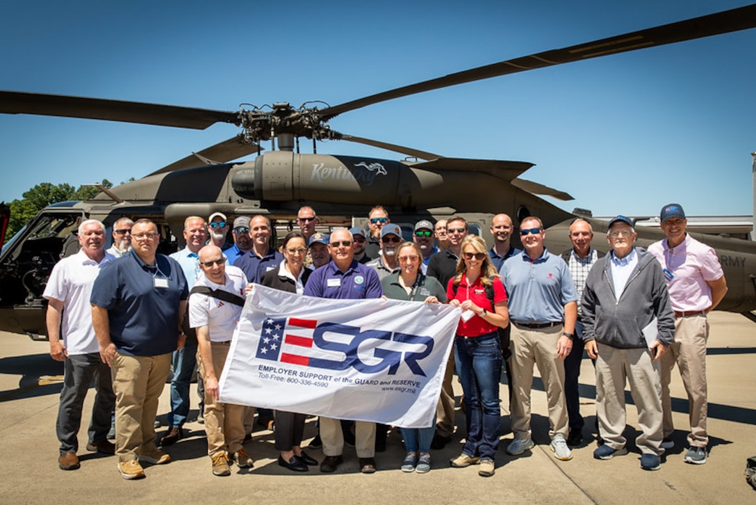 he employers and ESGR  met at Boone National Guard Center to talk about what their service members do when they are called up to service.