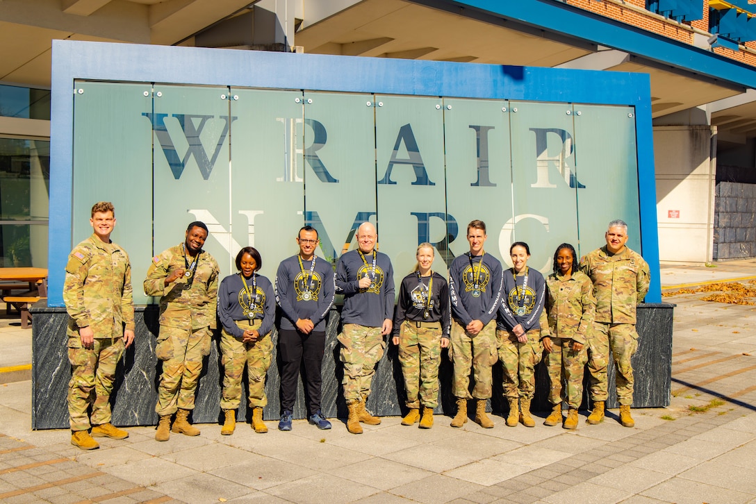 Several soldiers from WRAIR competed in the 2024 Army 10-Miler competition.