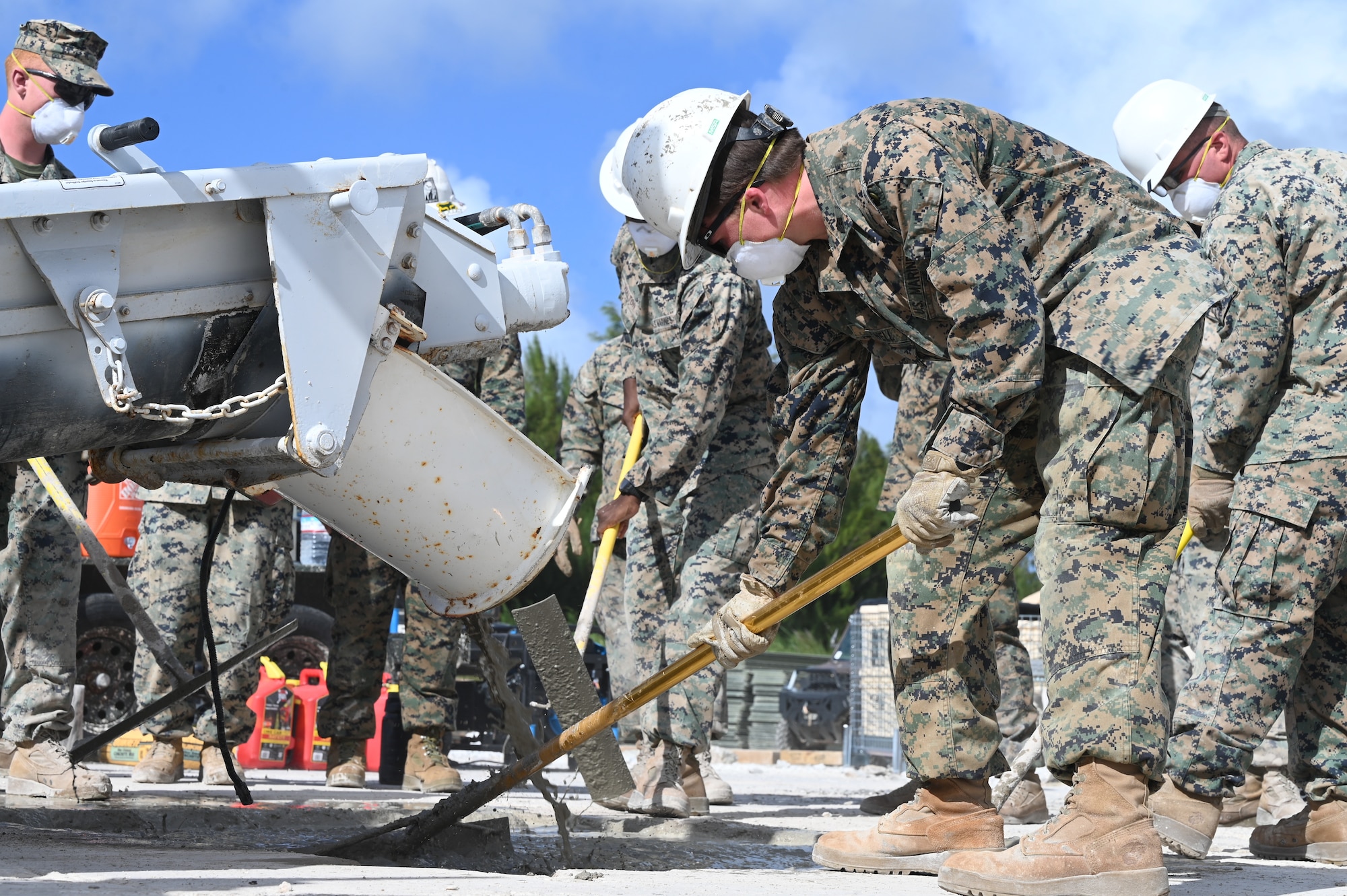 The 554th Rapid Engineer Deployable Heavy Operations Repair Squadron Engineers hosted an airfield damage recovery and fire rescue course at Andersen Air Force Base, Guam, Jan. 6-10, 2025.