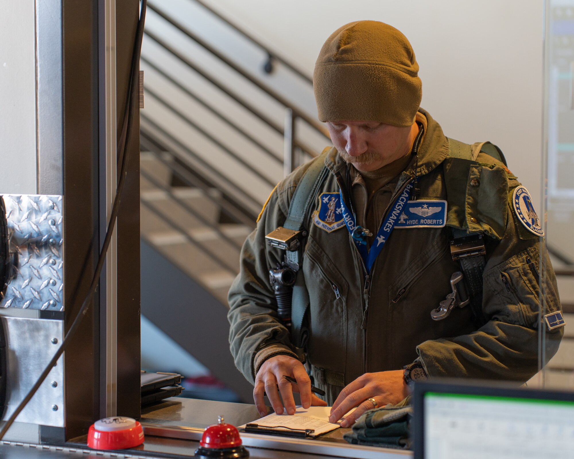 The 114th Fighter Wing and 122nd Fighter Wing conduct a jet exchange for training.