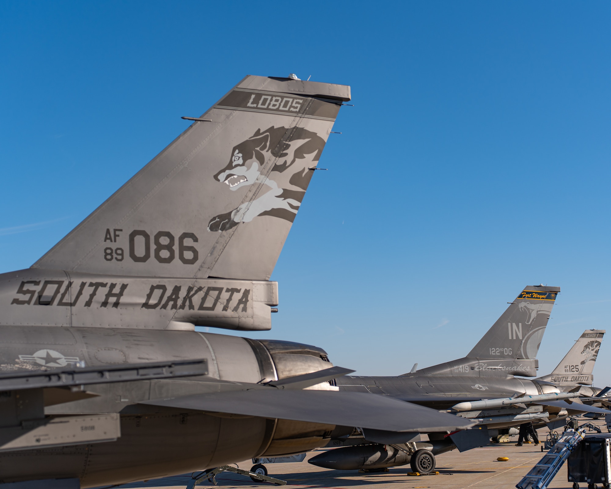 The 114th Fighter Wing and 122nd Fighter Wing conduct a jet exchange for training.
