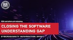 Graphic with the NSA official seal in the corner and text saying, "NSA and others are releasing 'Closing the Software Understanding Gap' Cybersecurity Information Sheet".