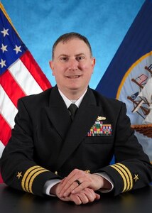 Cmdr. Elias George, Executive Officer, Cryptologic Warfare Activity (CWA) 65