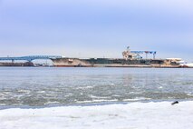 The ex-John F. Kennedy (CV 67) began its final journey this morning as it departed from the U.S. Navy’s Inactive Ships Maintenance Facility in Philadelphia, PA for transit to Brownsville, Texas where it will be dismantled.