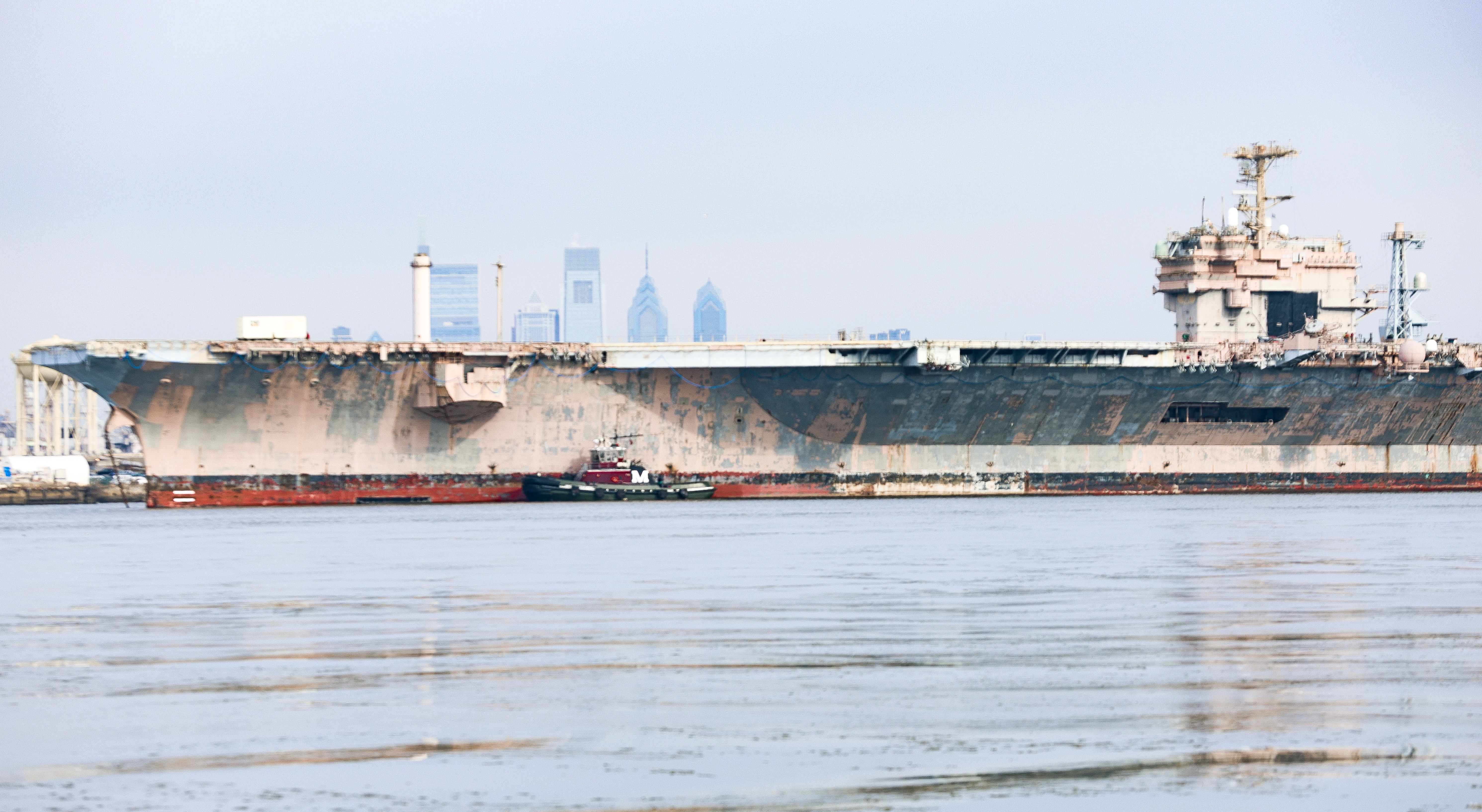 Ex-John F. Kennedy (CV 67) Embarks on Final Voyage