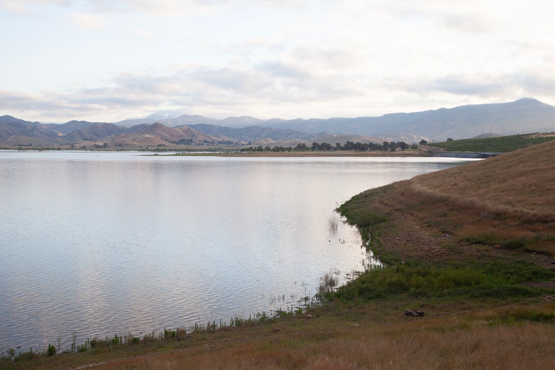 Success Lake, California, as seen from Vista Point.