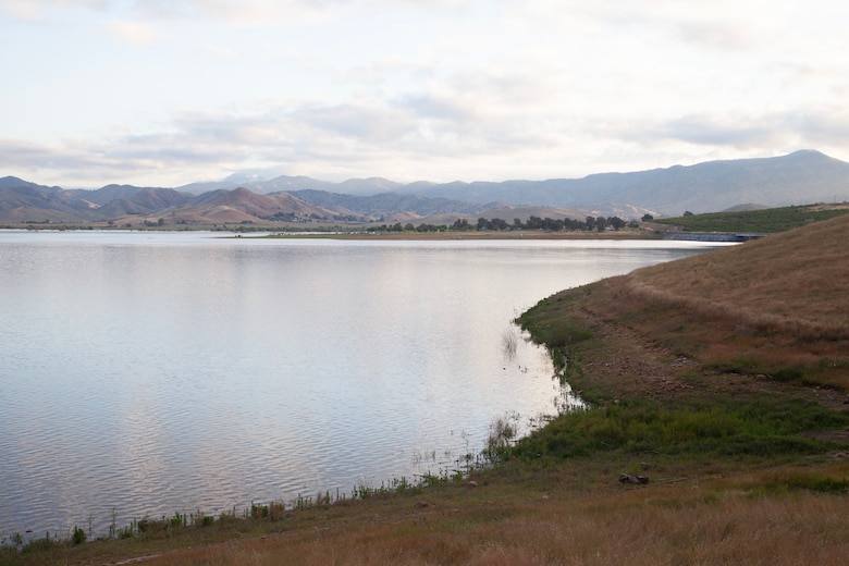 Success Lake, California, as seen from Vista Point.