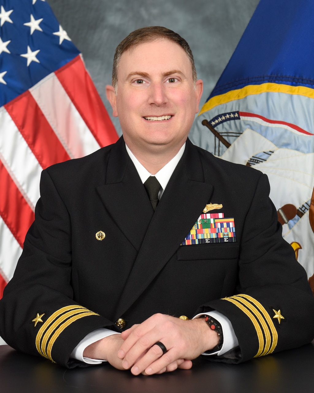 Cmdr. Elias George, Commanding Officer, Cryptologic Warfare Activity (CWA) 65