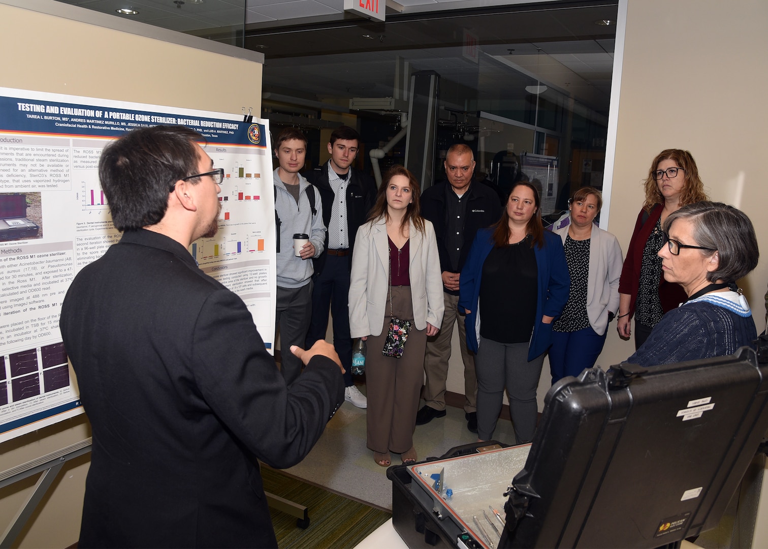 DHA PEO-OPMED Team visits NAMRU San Antonio
