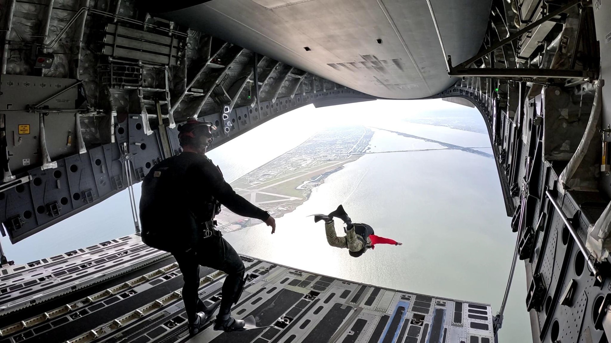 A joint-task force of Guardsmen and Reservists conquer air, space, and sea to provide Human Space Flight Support training for astronaut retrieval through search and rescue Jan. 14-17, 2025, at Patrick Space Force Base, Florida.

Guardsmen from the 204th Airlift Squadron, Joint Base Pearl Harbor-Hickam, Hawaii, joined hands with Reservists from the 315th Airlift Wing, Joint Base Charleston, South Carolina, and the 308th Rescue Squadron, Patrick SFB, Fla., to train on HSFS search and rescue airdrop techniques, used to retrieve astronauts from open-ocean waters upon returning to Earth.