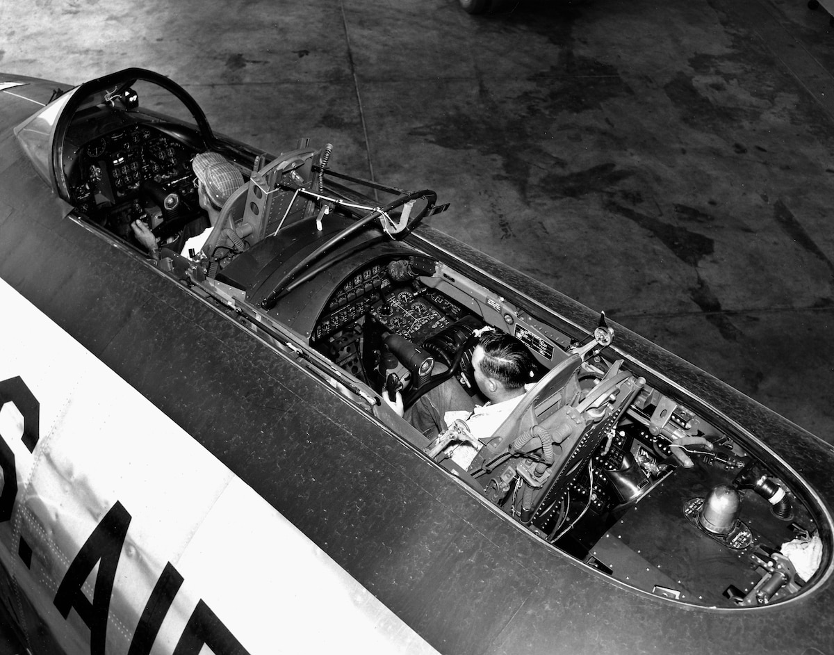 cockpit of a B-47
