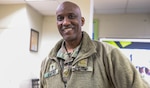 U.S. Army Maj. Edward Lartey, 74th Troop Command chaplain, prepares to provide religious support at the D.C. Armory in Washington, D.C., as part of Joint Task Force-District of Columbia (JTF-DC) operations leading up to support of the 60th Presidential Inauguration, Jan. 15, 2025. Approximately 8,000 National Guard service members from 40 states and territories comprise JTF-DC to support the 60th Presidential Inauguration, continuing a legacy that began in 1789 when their predecessors escorted George Washington to the first inauguration. At the request of civil authorities, these National Guard service members provide critical support such as crowd management, traffic control points, CBRN response, civil disturbance response, and sustainment operations. Their expertise and seamless collaboration with interagency partners help ensure a safe and peaceful transition of power during this historic event.