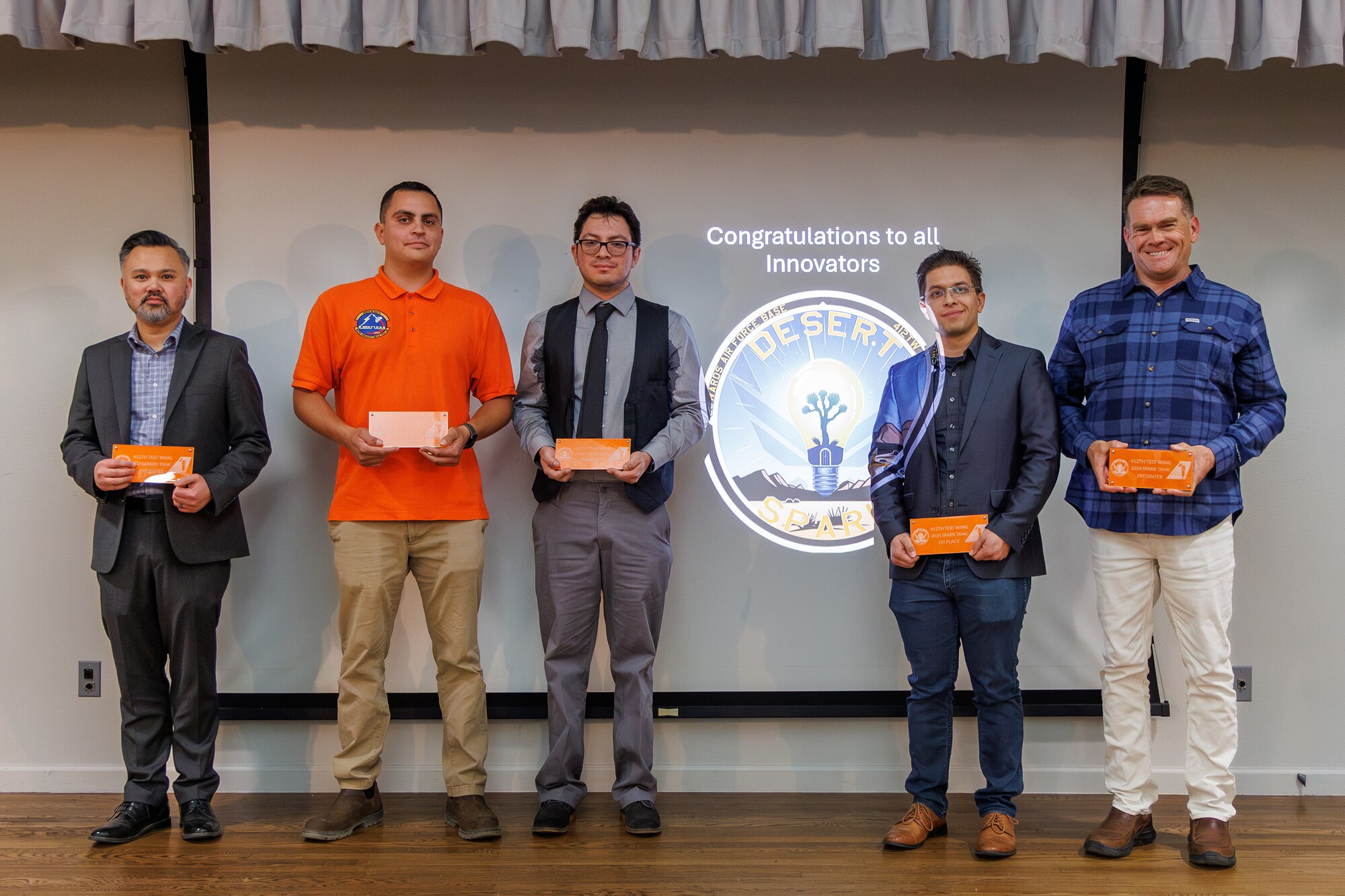 The 412th Test Wing Data and Digital Transformation Spark Tank Competition recently transformed Club Muroc into a hub of creativity and innovation, showcasing the groundbreaking ideas of Airmen designed to enhance operational capabilities.