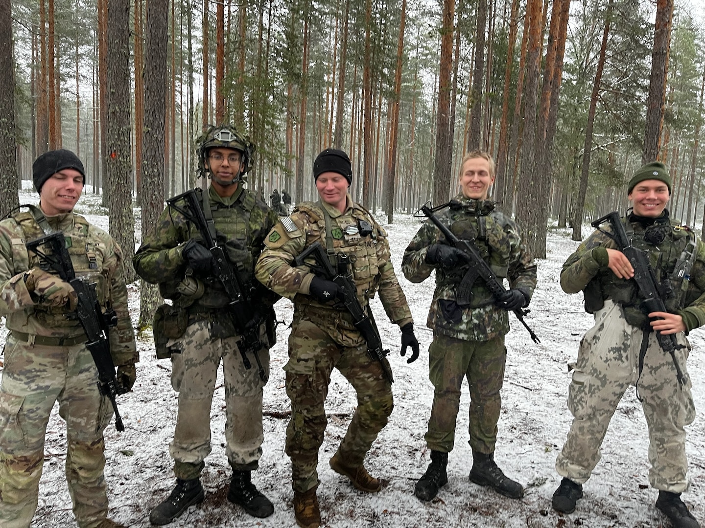 Red Dragons conduct infantry exchange in Finland