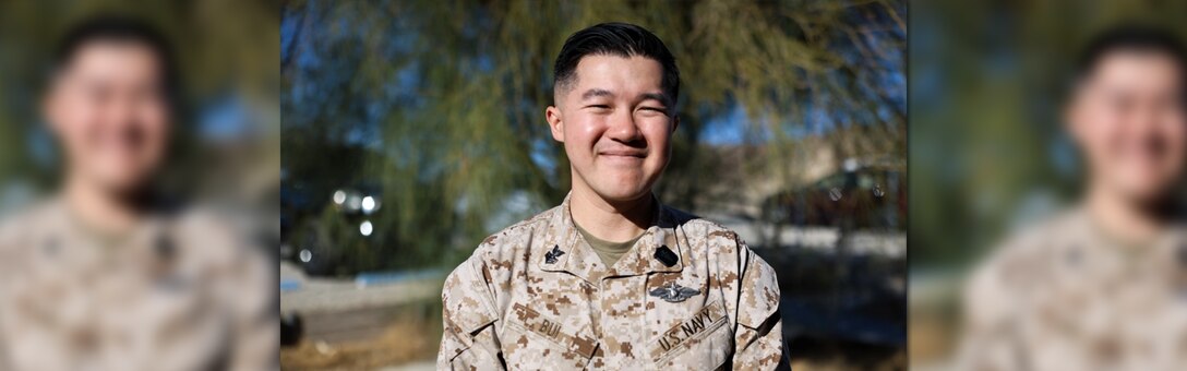 A corpsman’s heroic actions save the life of a Marine before an upcoming deployment