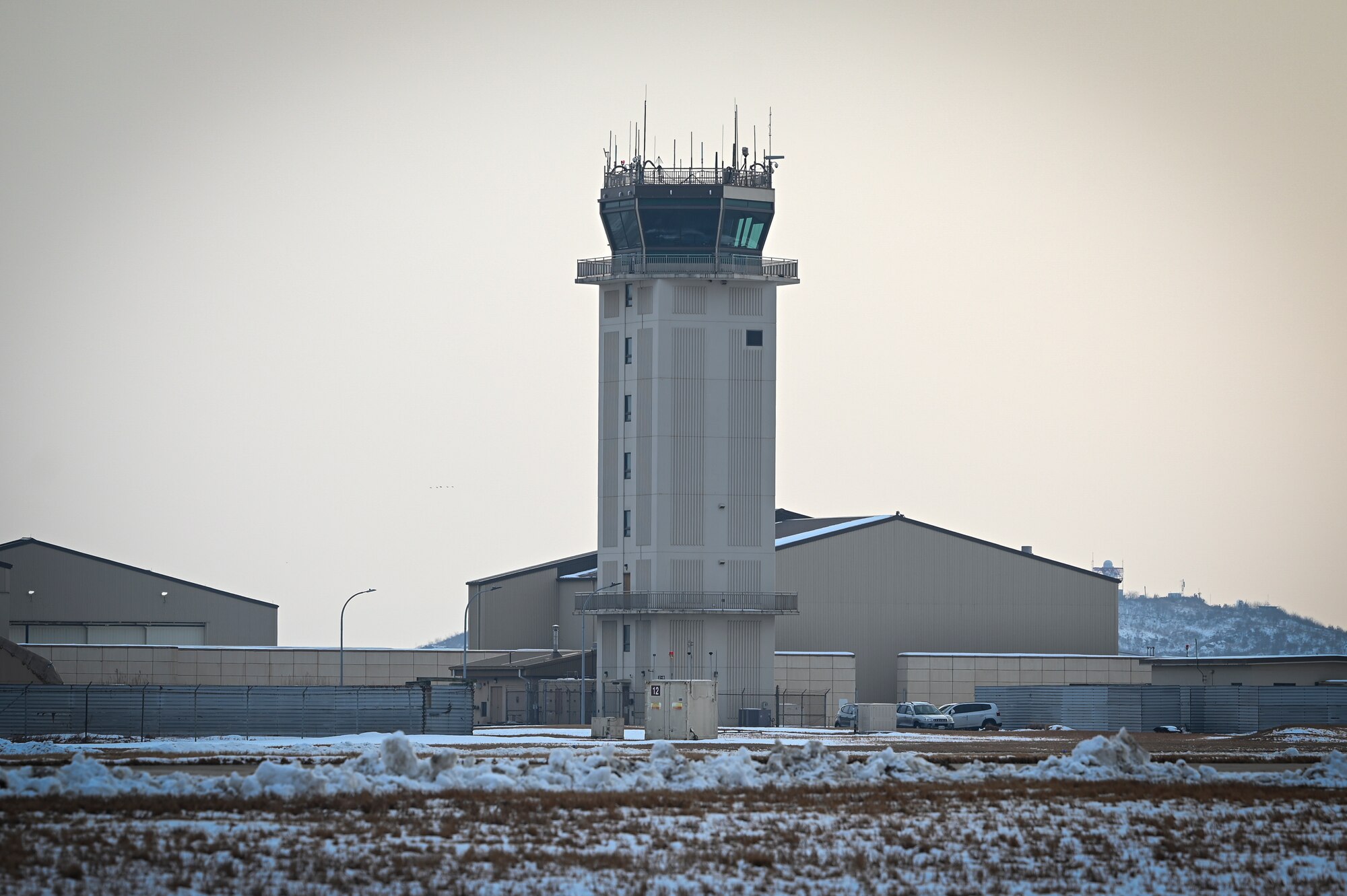 Kunsan’s air traffic control tower stands during Beverly Pack 25-1.