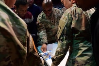 The Army leadership requirements model (LRM) identifies core competencies and attributes