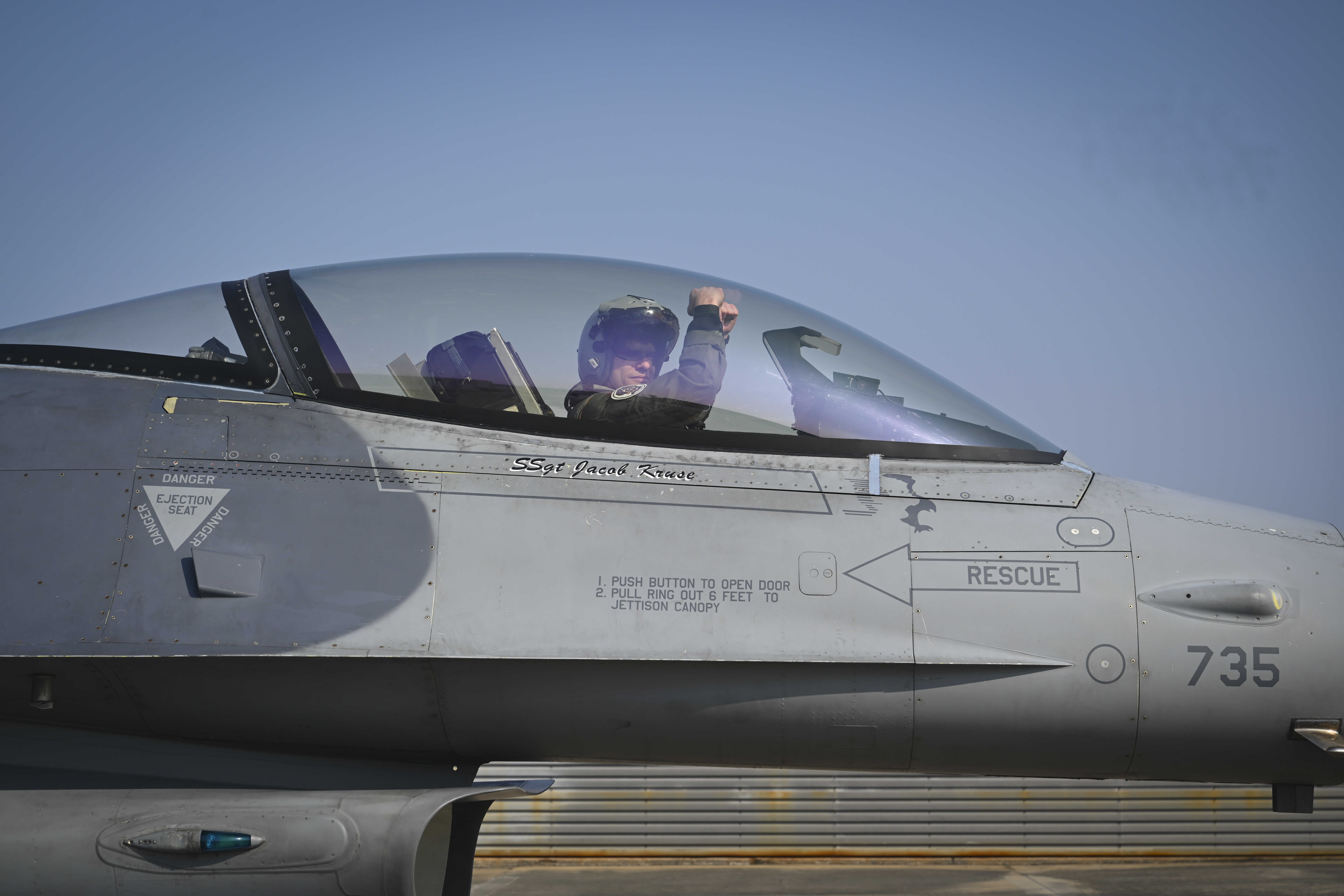 Wolf Pack F-16s forward deploy to Gwangju Air Base during