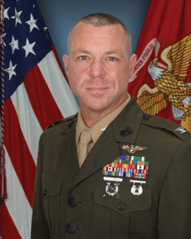 Colonel Nicholas D. Johnson, Commanding Officer, Marine Aviation Training Support Group 42