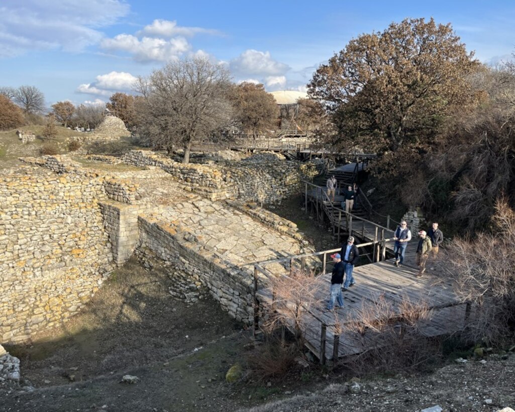 SAW European Staff Ride:  Visit to the ruins of Troy/Ilium on 22 Jan 2025.