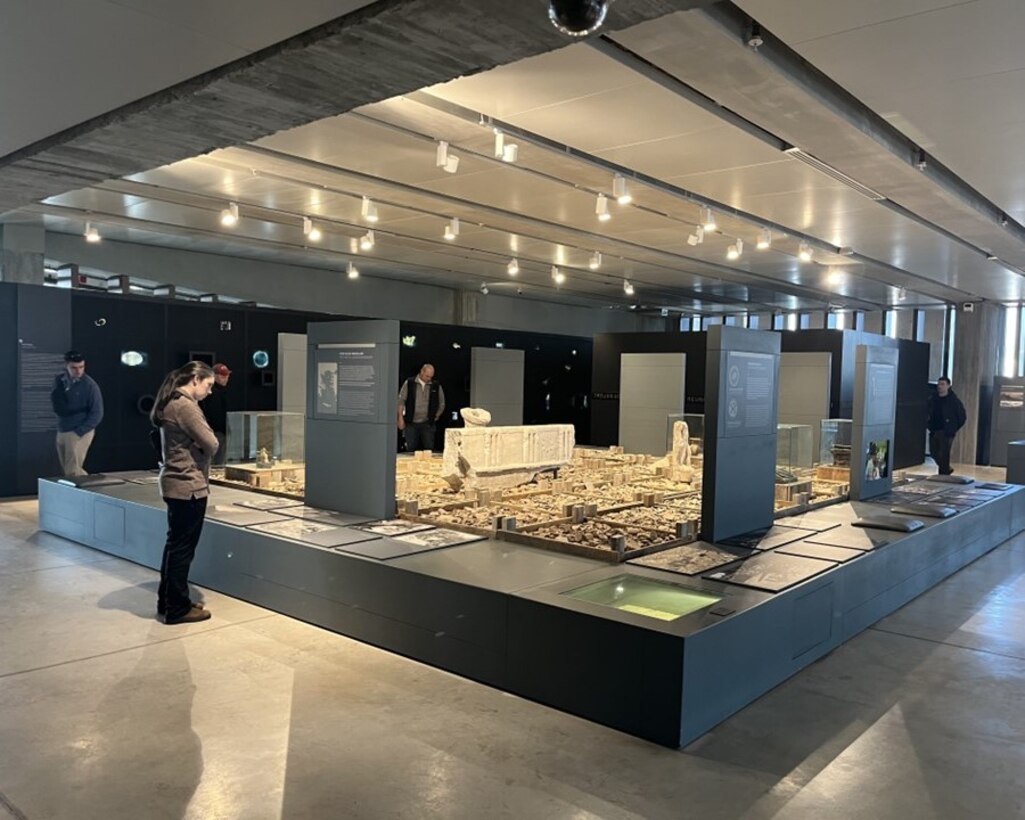 SAW European Staff Ride:  Exploring the Trojan Museum on 22 Jan 2025.