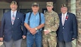 Photo of SGM with with a group of veterans